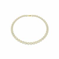 Swarovski Gold Tone Plated Una Angelic Tennis Necklace