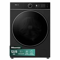 Hisense WD5I1245BBR 12/8KG 1400 Spin Washer Dryer - Black