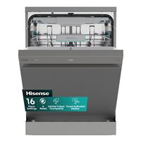 Hisense HS663A90XUK Full Size Dishwasher - Stainless Steel