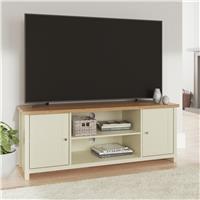 GFW Lancaster Coffee Table With Shelf and TV Unit - Cream