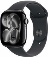 Apple Watch Series 11 GPS 46mm Jet Black Sport Band - M/L