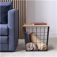 Argos Home Porter Side Table - Natural