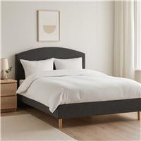 Millbrook Beds Archer Superking Wooden Bed Frame - Charcoal