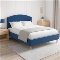 Millbrook Beds Archer Kingsize Wooden Bed Frame - Blue