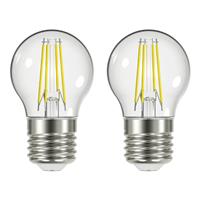Argos Home 3.4W LED Filament Globe E27 Light Bulb - Pack of 2