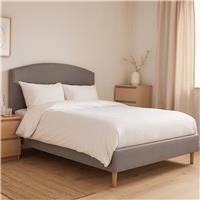 Millbrook Beds Archer Double Wooden Bed Frame - Grey