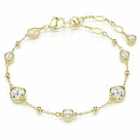 Swarovski Gold Tone Plated Crystal Imber Bracelet