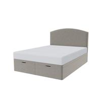 Millbrook Beds Double Fabric Ottoman Bed - Natural