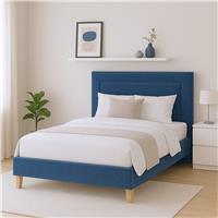 Millbrook Beds Border Kingsize Wooden Bed Frame - Blue