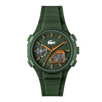 Lacoste Men's Green Silicone Strap Watch