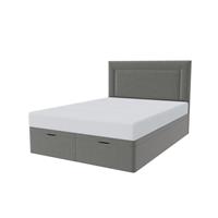 Millbrook Beds Kingsize Fabric End Lift Ottoman Bed - Grey