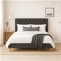 Millbrook Beds Chester Superking Wooden Bed Frame - Charcoal