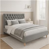 Millbrook Beds Chester Kingsize Wooden Bed Frame - Grey