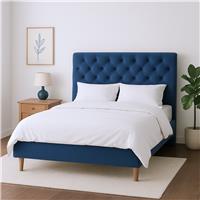 Millbrook Beds Chester Double Wooden Bed Frame - Blue