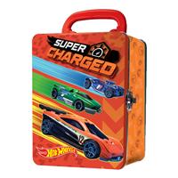 Hot Wheels Tin Car Storage Case - Red