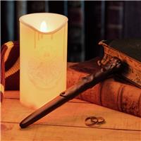 Harry Potter Candle LED Light with Wand Remote - Cream