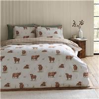 Catherine Lansfield Angus Highland Cow Bedding Set - Single