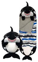 Happy Nappers Black Shark Large Sleeping Bag