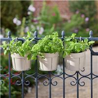 Argos Home Metal Grey Planter - Set of 3