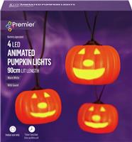 Premier Talking Pumpkin String Lights