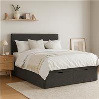 Millbrook Taylor Superking End Lift Ottoman Bed - Charcoal