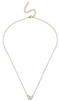 Liars & Lovers Gold Tone Stainless Steel Butterfly Necklace