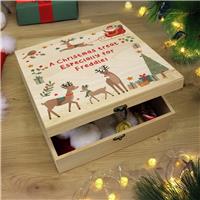 Personalised Message Santa Christmas Eve Box