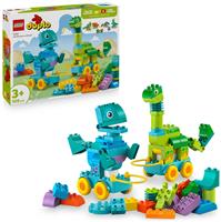 LEGO DUPLO 3in1 Dinosaurs on Wheels, Learning Toy Set 10451