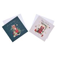 Argos Home Pack of 10 Door and Postbox Christmas Cards