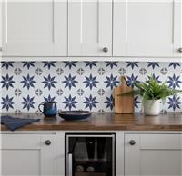 DC Fix Alia Blue Self Adhesive Wall Tiles