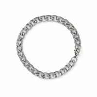 Uncommon Souls Men's Stainless Steel Curb Chain Bracelet
