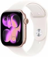 Apple Watch Series 11 GPS 46mm Light Blush Sport Band - S/M