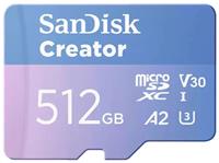SanDisk Creator 190MBs microSD UHS-I Memory Card - 512GB