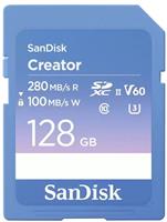 SanDisk Creator 280MBs SD UHS-II Memory Card - 128GB