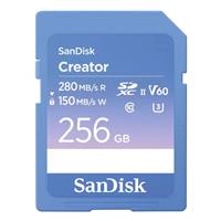 SanDisk Creator 280MBs SD UHS-II Memory Card - 256GB