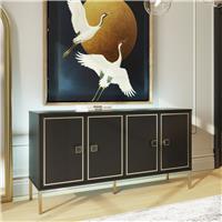 Frank Olsen Mia 4 Door Sideboard - Black