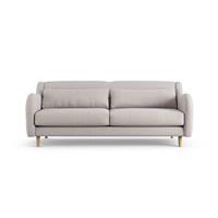 Habitat Turnmill Fabric 3 Seater Sofa - Natural - Ash Leg