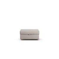 Habitat Holmfirth Fabric Footstool - Stone