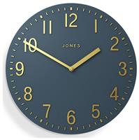 Jones Clocks Theatre Wall Clock - Navy Blue