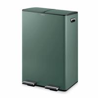 Tower 60L Twin Compartment Recycling Pedal Bin - Green