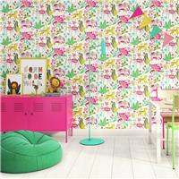 Ohpopsi Samba Safari Fruit Salad Multicolour Wallpaper