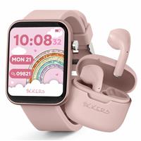 Tikkers Teen Series 13 Pink Smart Watch and Earbud Set