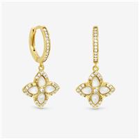 Jon Richard 14K Gold Plated Clover Earrings