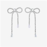Jon Richard Crystal Bow Earrings