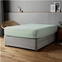 Silentnight Supersoft Light Blue Fitted Sheet - Superking