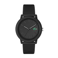 Lacoste Men's Black Silicone Strap Watch