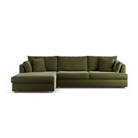 Habitat Holmfirth Left Hand Corner Sofa - Moss Green