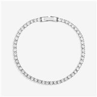 Jon Richard Cubic Zirconia Round Tennis Bracelet