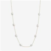 Jon Richard Yellow Fresh Water Pearl Pendant Necklace
