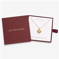 Jon Richard 18k Gold Plated Clover Pendant